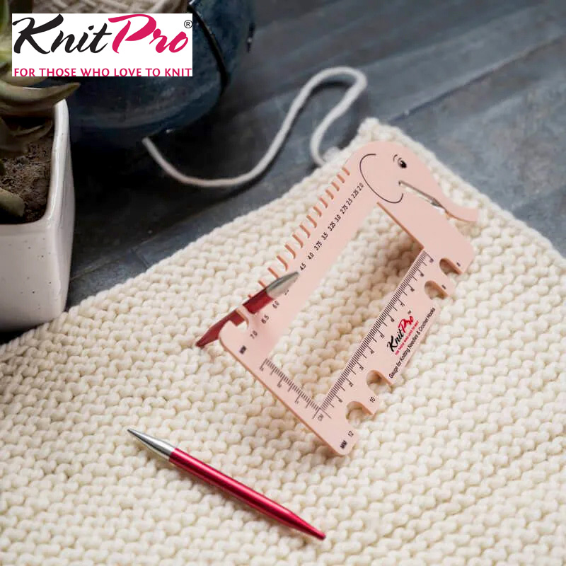 Textile For Sewing - Herramienta de ganchillo Knitpro, medidor de