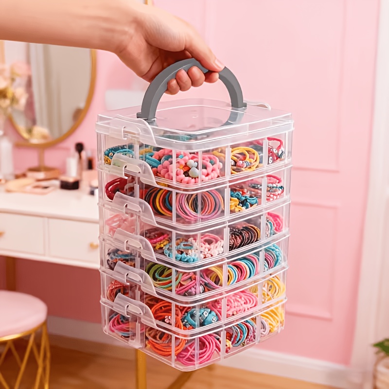 Sewing Tas - Caja de almacenamiento transparente de 5