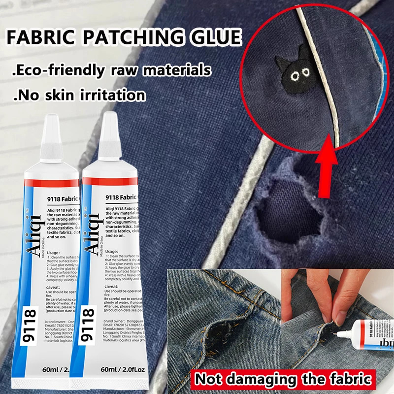 Sewing Repair - Pegamento para tela multiusos: adhesivo para