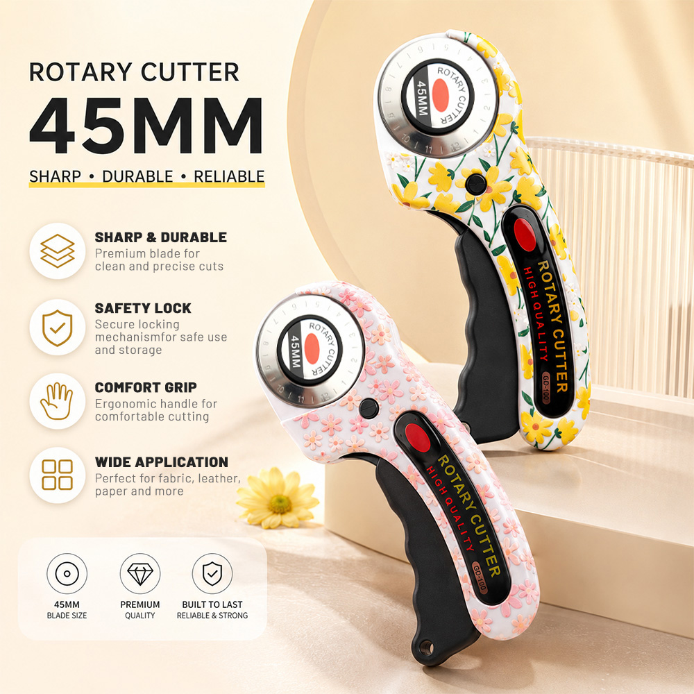 Rotary Cutter Fabric - Cortador Rotatorio de 45 mm para