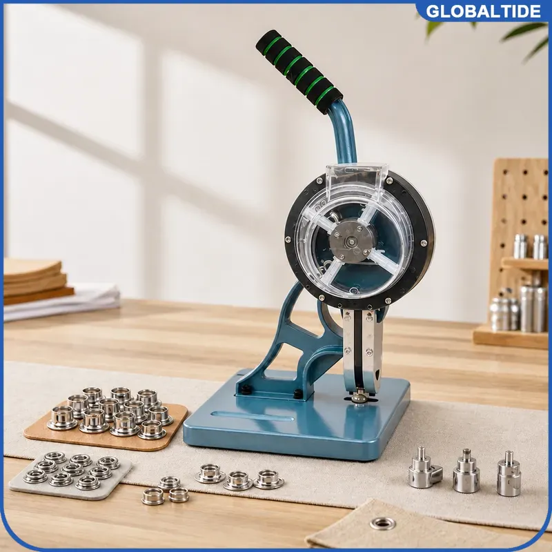 Sewing Machine For Textile - Máquina de ojales semiautomática sin anillos,