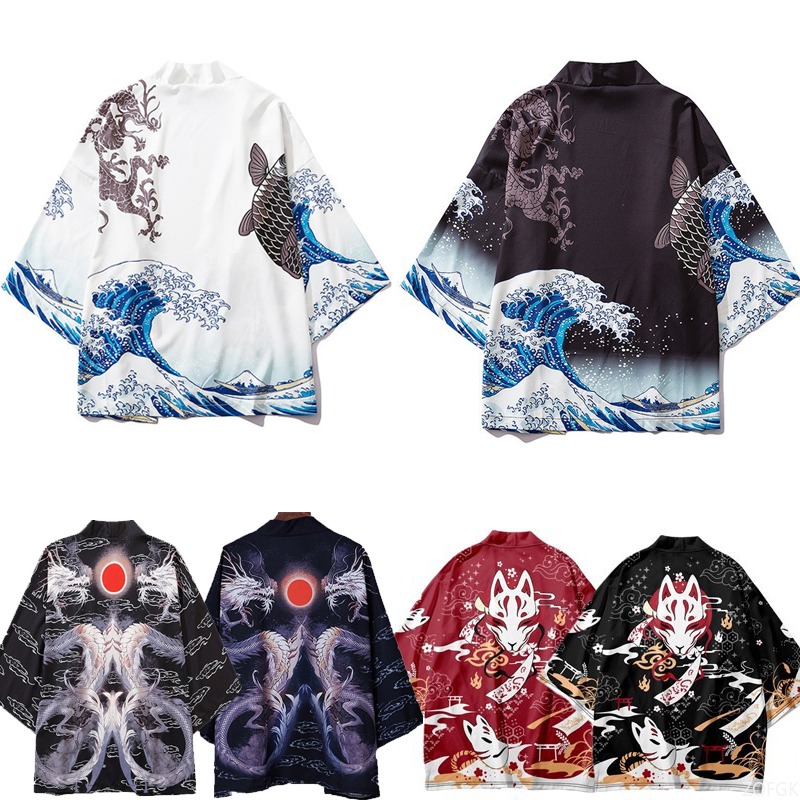 Kimono con capa estampada Hara - Sewing V reseña y precio