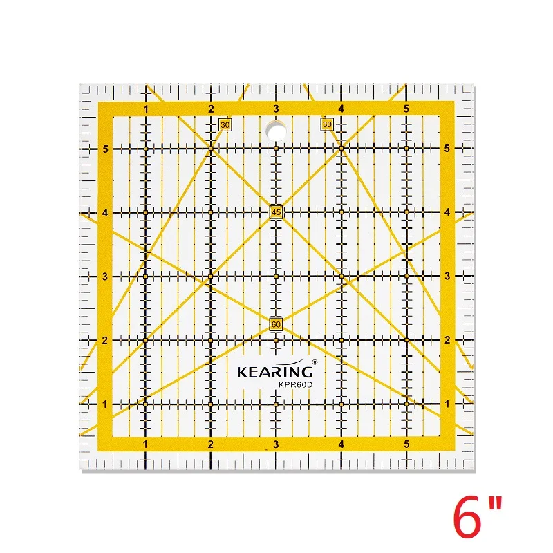 1 pieza de regla cuadrada de a - Quilting Ruler Square reseña y precio