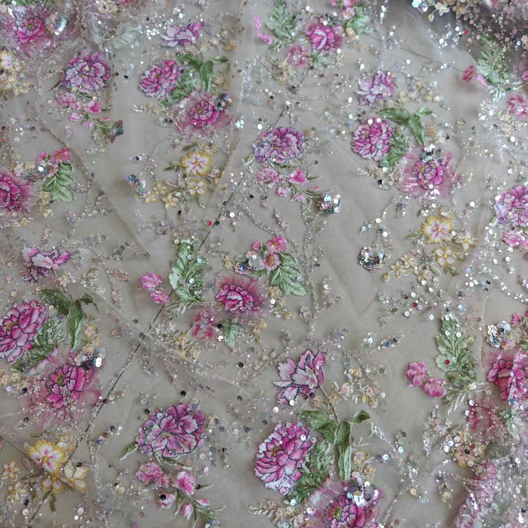 Tela de encaje de lujo con cue - Textile For Sewing reseña y precio