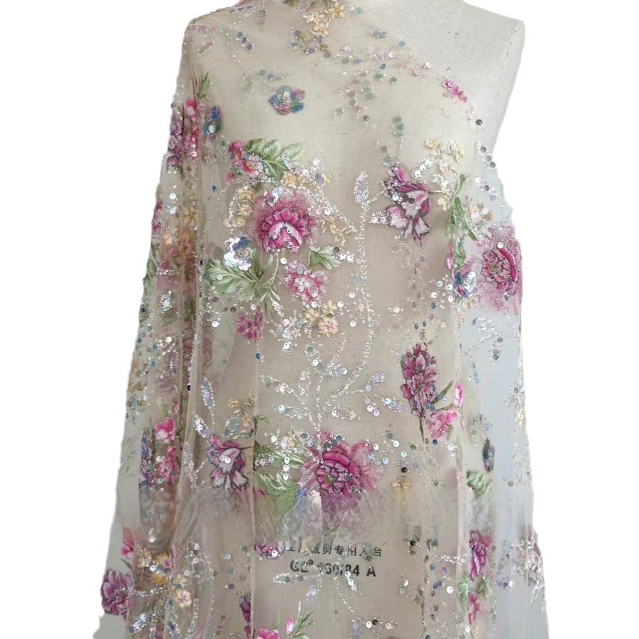Tela de encaje de lujo con cue - Textile For Sewing reseña y precio