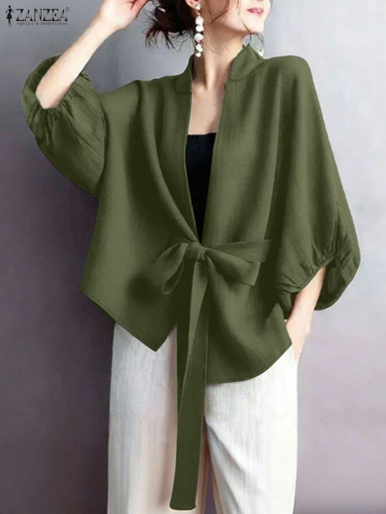 2025 ZANZEA elegante cuello en - Sewing V reseña y precio