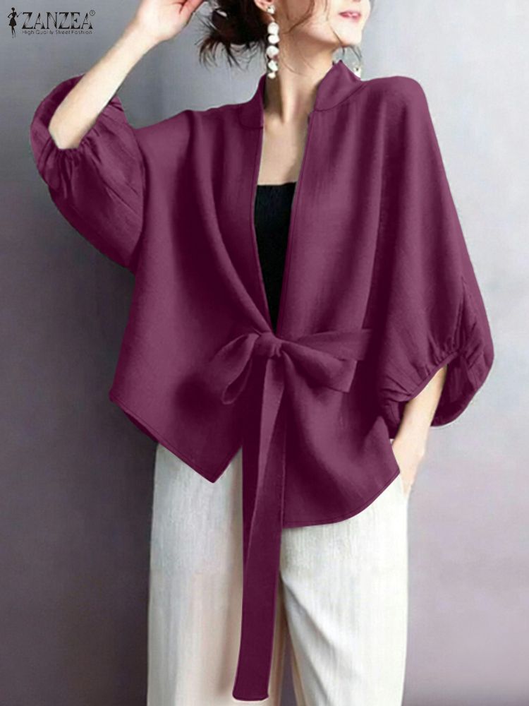 2025 ZANZEA elegante cuello en - Sewing V reseña y precio
