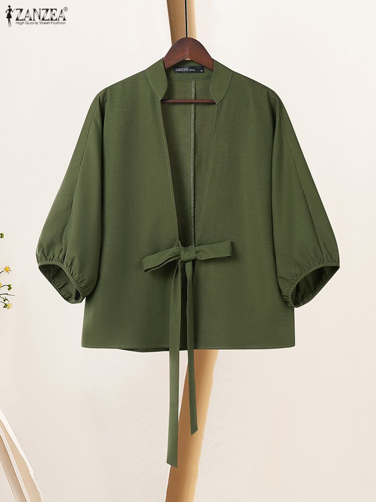 2025 ZANZEA elegante cuello en - Sewing V reseña y precio