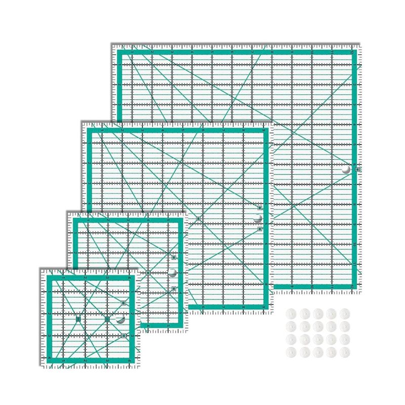 AEE4 Reglas para acolchar, 4 p - Quilting Ruler Square reseña y precio