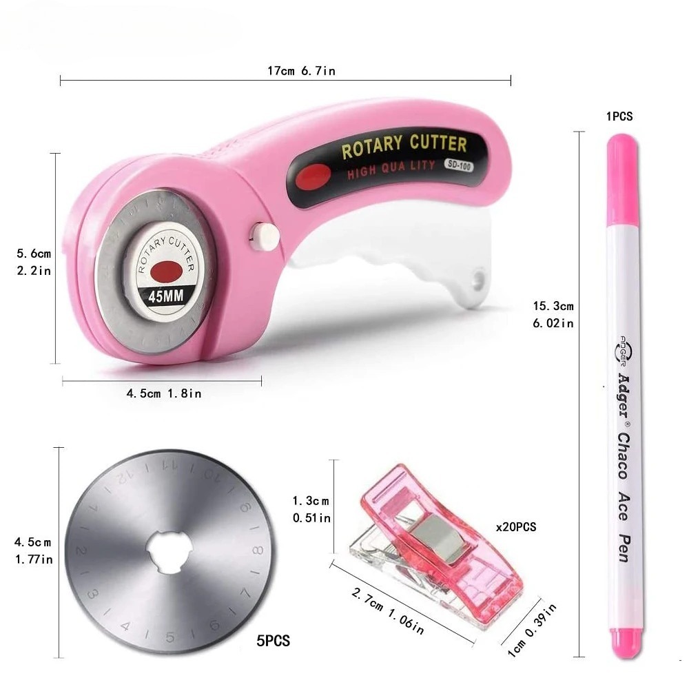 Cortador Rotatorio de 5 mm con - Rotary Cutter Fabric reseña y precio