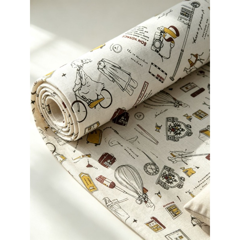 Tela de mezcla con estampado d - Textile For Sewing reseña y precio