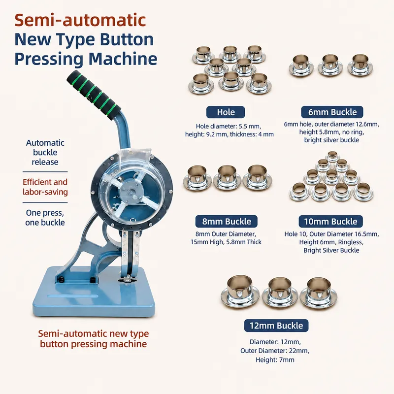 Máquina de ojales semiautomáti - Sewing Machine For Textile reseña y precio