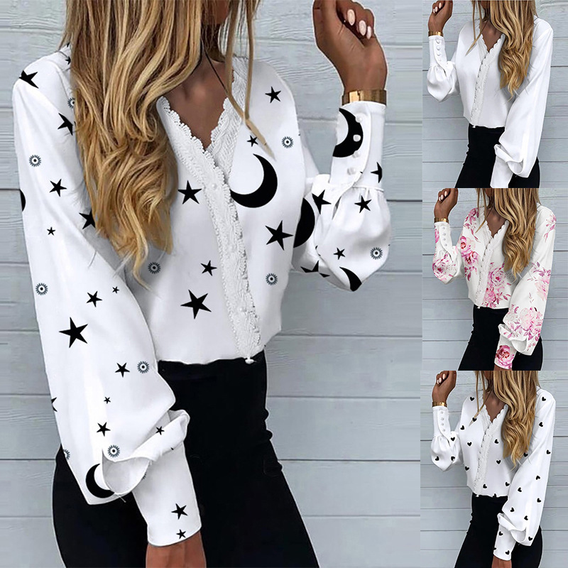 Blusa blanca de manga larga co - Sewing V reseña y precio
